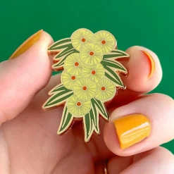 Acacia In Gold Enamel Pin^Erstwilder