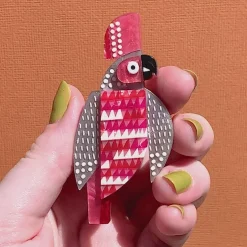 A Cockatoo Named Squawk Brooch^Erstwilder