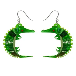 A Crocodile Named Growl Drop Earrings^Erstwilder Best