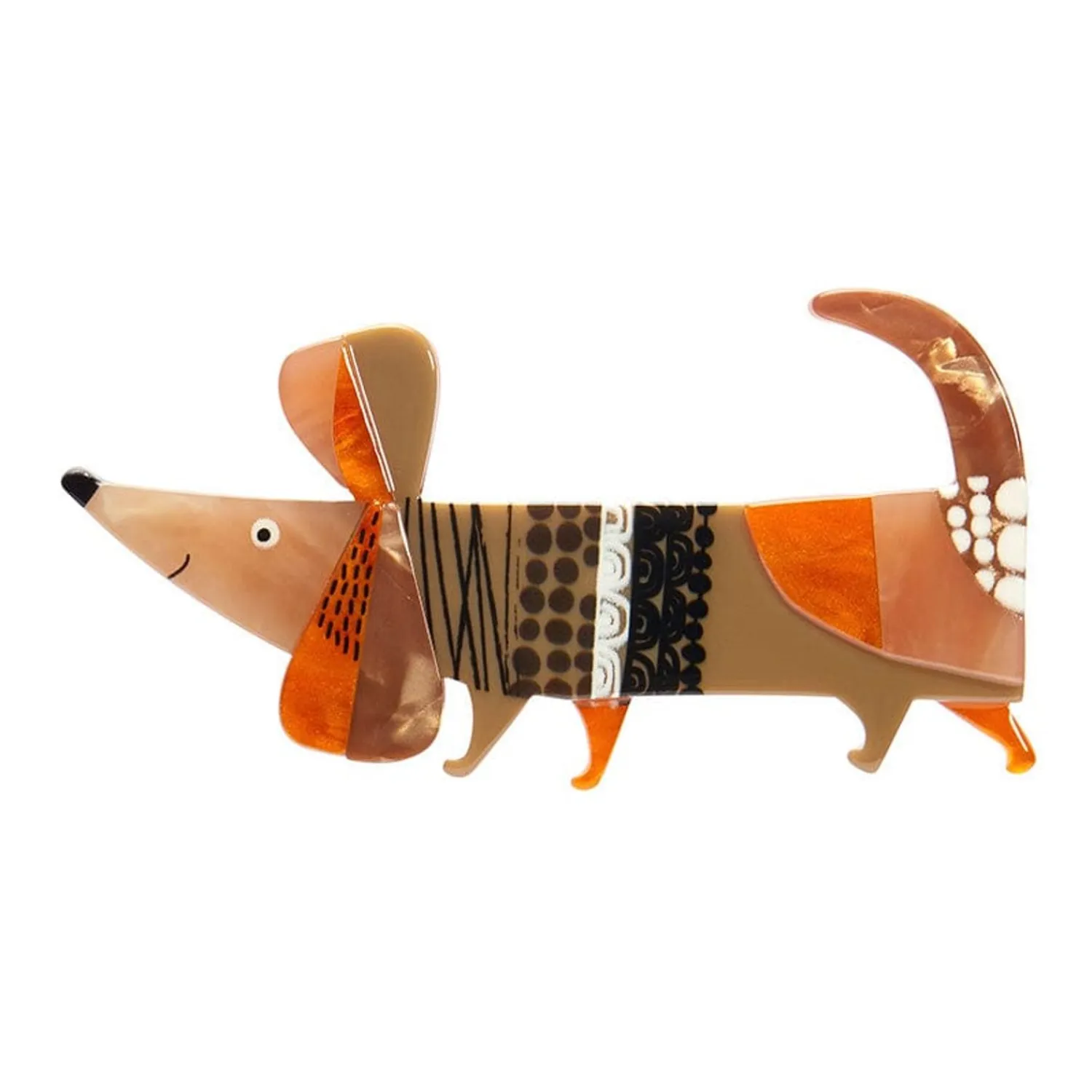 A Dachshund Named Bark Brooch^Erstwilder Sale
