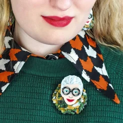 Adorned In Feathers Iris Brooch^Erstwilder Outlet
