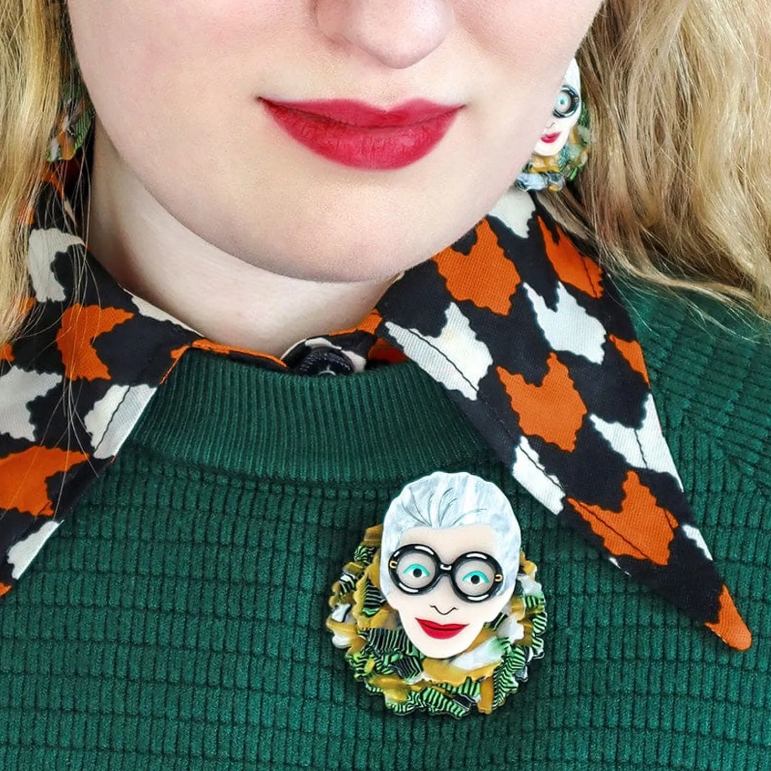 Adorned In Feathers Iris Brooch^Erstwilder Outlet