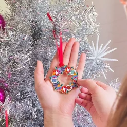 A Jolly Christmas Enamel Tree Ornament^Erstwilder Best
