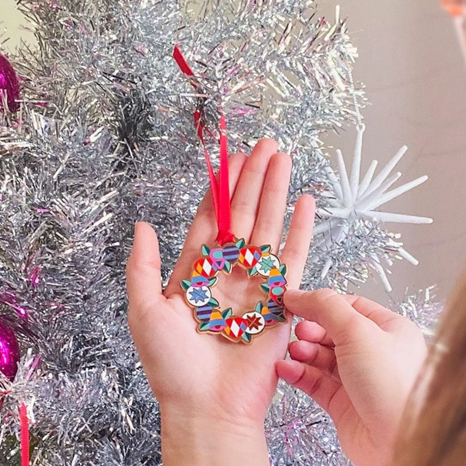 A Jolly Christmas Enamel Tree Ornament^Erstwilder Best
