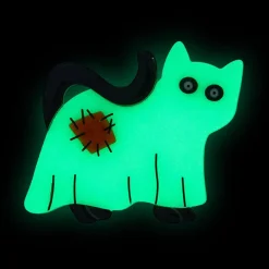 A Most Ghostly Kitty Brooch^Erstwilder Online
