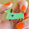 A Most Ghostly Pooch Enamel Pin^Erstwilder New