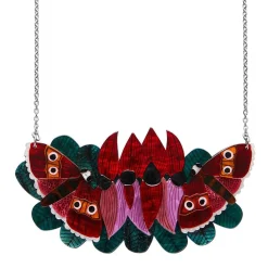 A Moth Amongst The Desert Peas Necklace^Erstwilder Hot