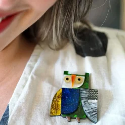 An Owl Named Hoot Brooch^Erstwilder