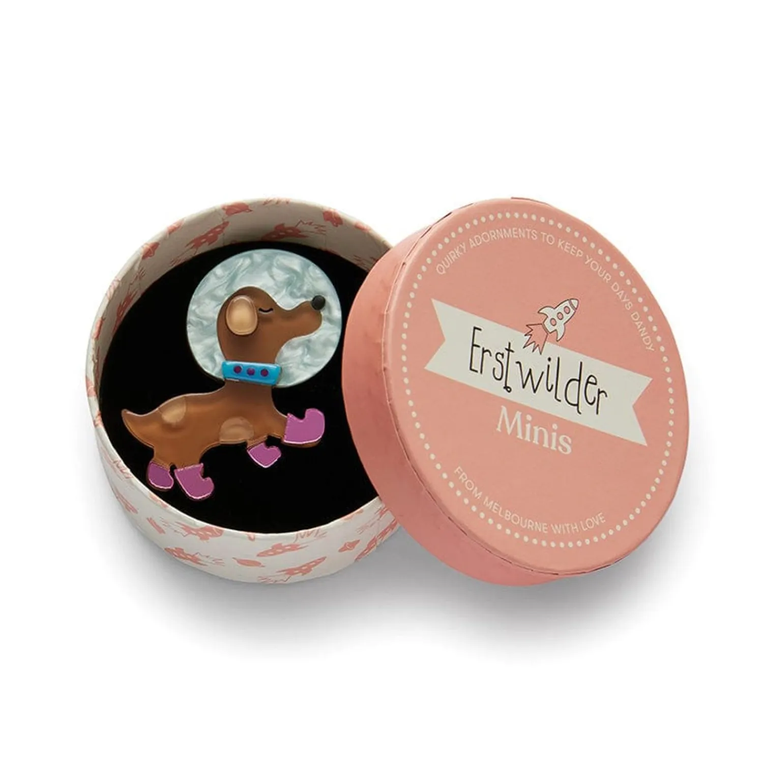 Apollo K9 Mini Brooch^Erstwilder Discount