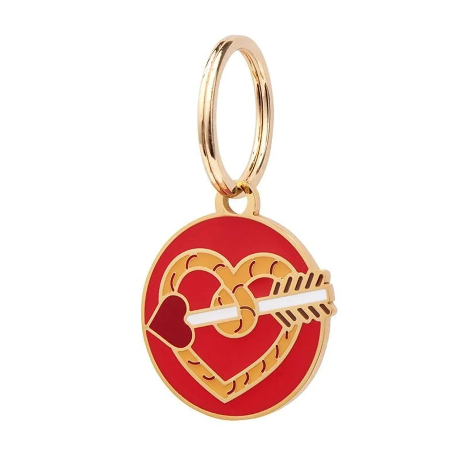A Shot Through The Heart Enamel Pet Charm^Erstwilder