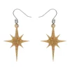 Atomic Star Glitter Drop Earring - Gold^Erstwilder Hot