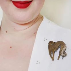 Autumnal Symphony Greyhound Brooch^Erstwilder Outlet
