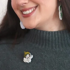 Baby Gumnut Mini Brooch^Erstwilder Hot