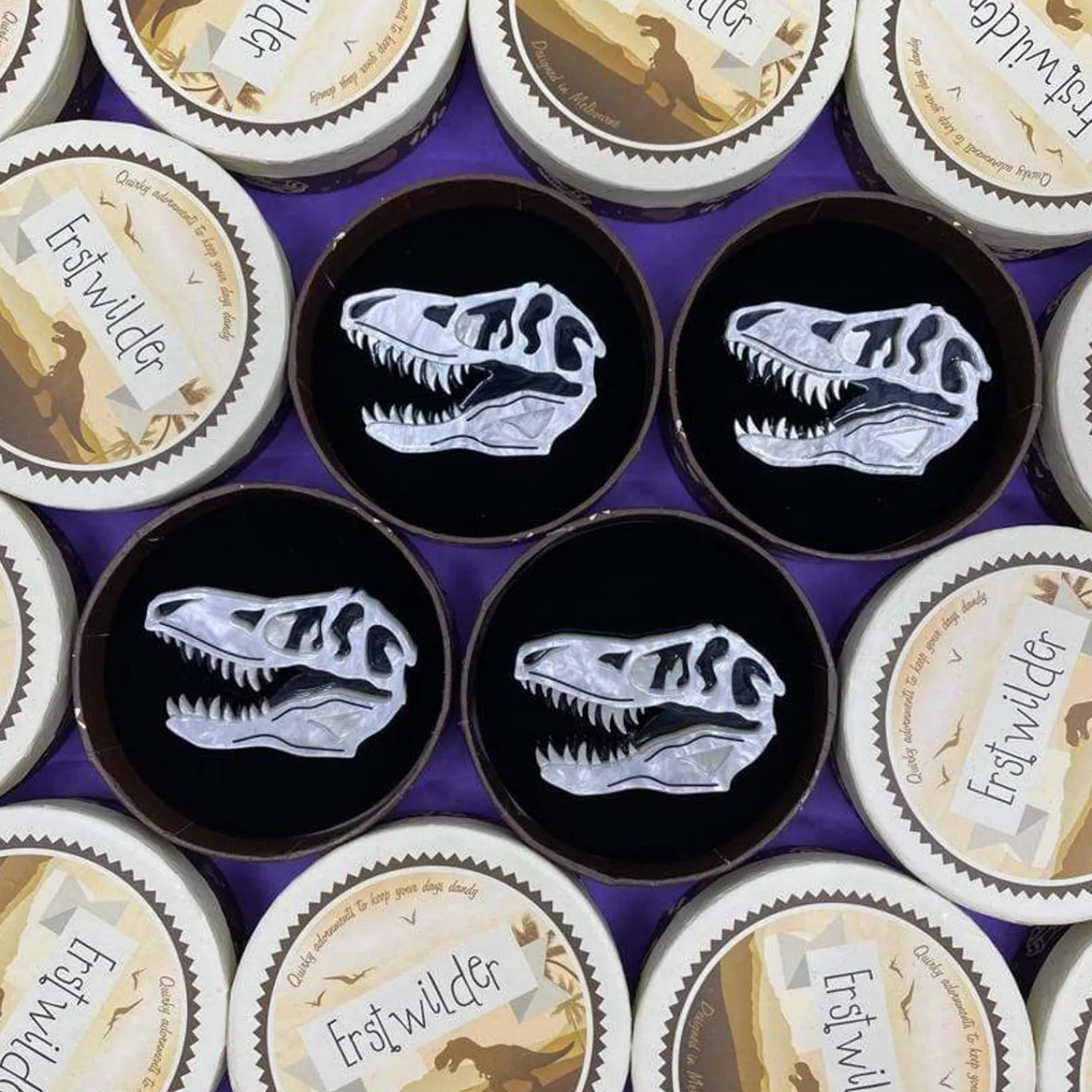 Bad To The Bone Brooch^Erstwilder Clearance