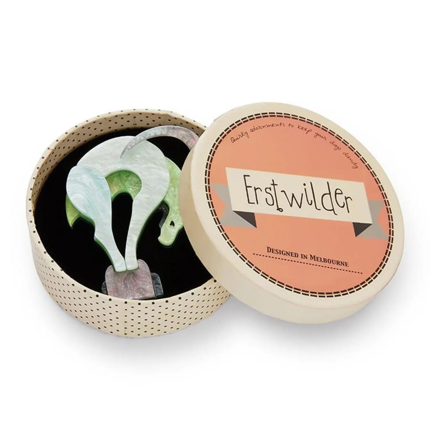 Balancing Act Ibex Brooch^Erstwilder Clearance