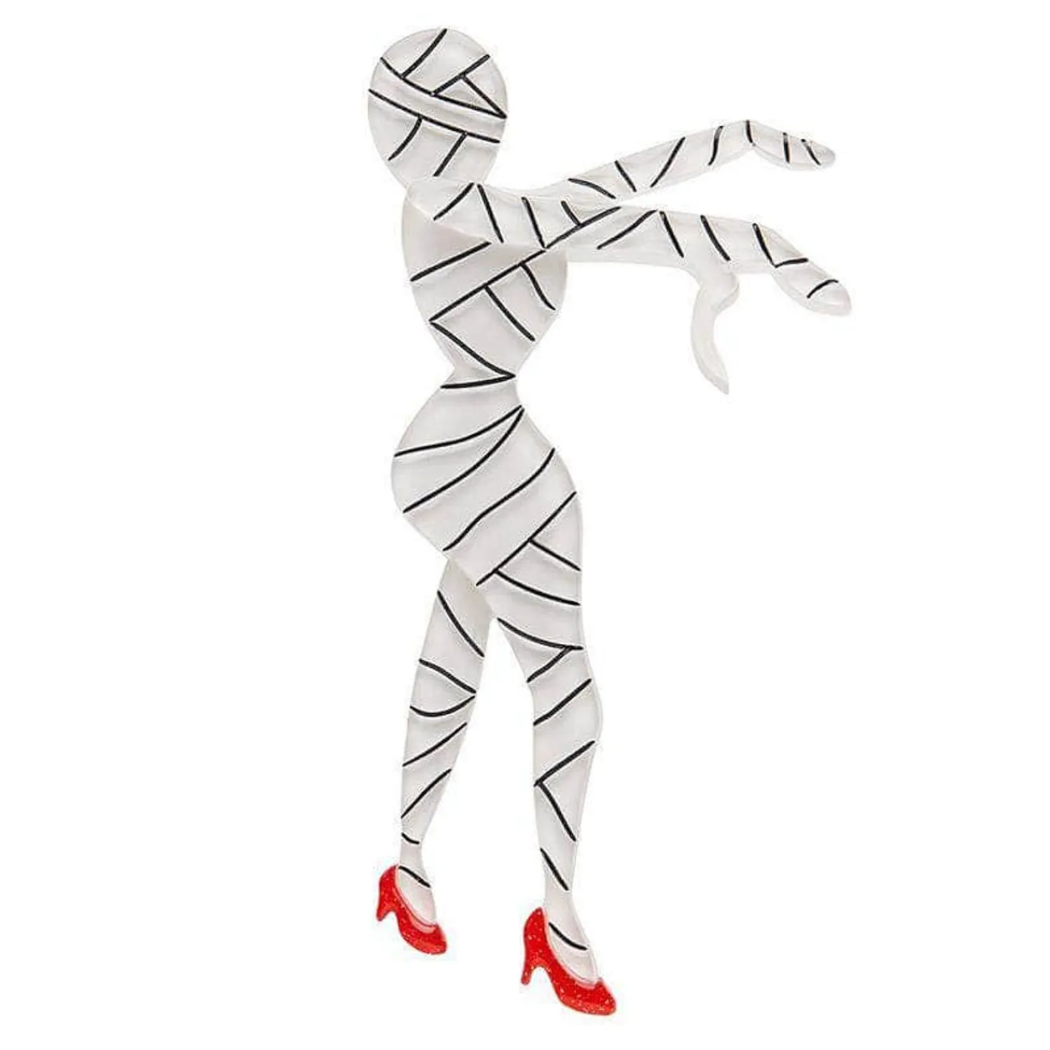 Bandaged Beauty Mummy Brooch^Erstwilder Hot