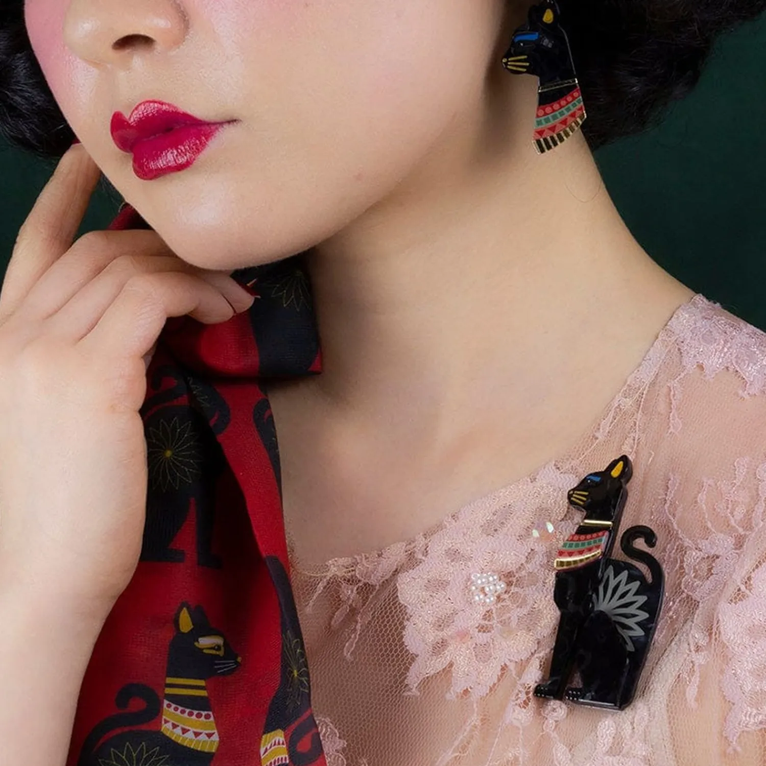 Bastet The Protector Brooch^Erstwilder Clearance