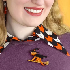 Bed Knobs & Broomsticks Brooch^Erstwilder Online