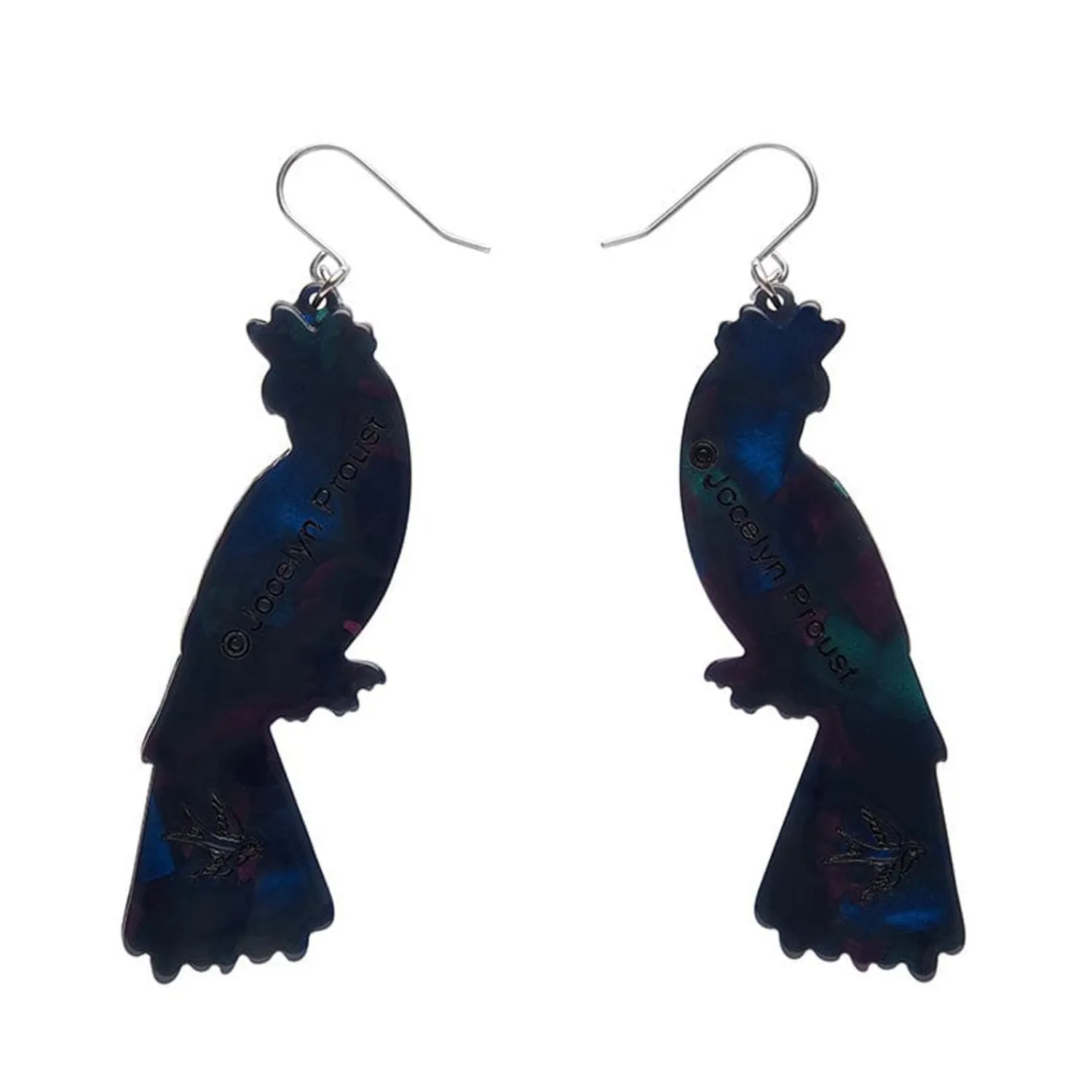 Bella The Black Cockatoo Drop Earrings^Erstwilder Sale