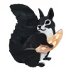 Bellisimo Black Squirrel Brooch^Erstwilder New