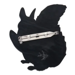 Bellisimo Black Squirrel Brooch^Erstwilder New