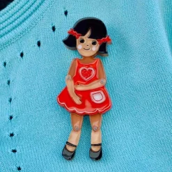 Bendy Wendy Doll Brooch^Erstwilder Hot