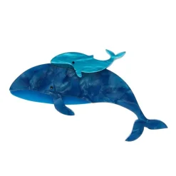 Benevolent Behemoths Blue Whale Brooch^Erstwilder Online