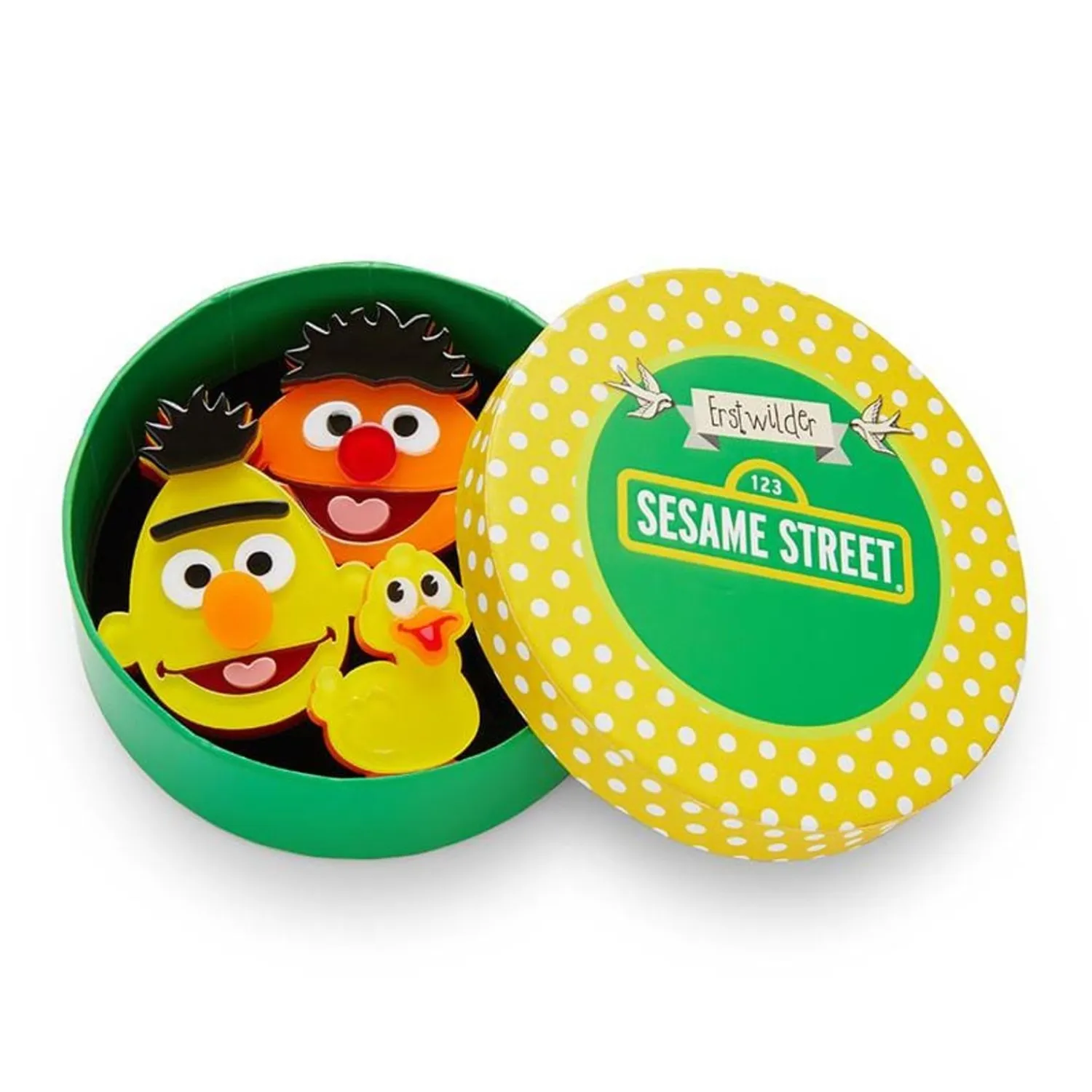 Bert & Ernie Brooch^Erstwilder Clearance