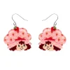 Big Adorable Strawberry Smile Drop Earrings^Erstwilder Hot