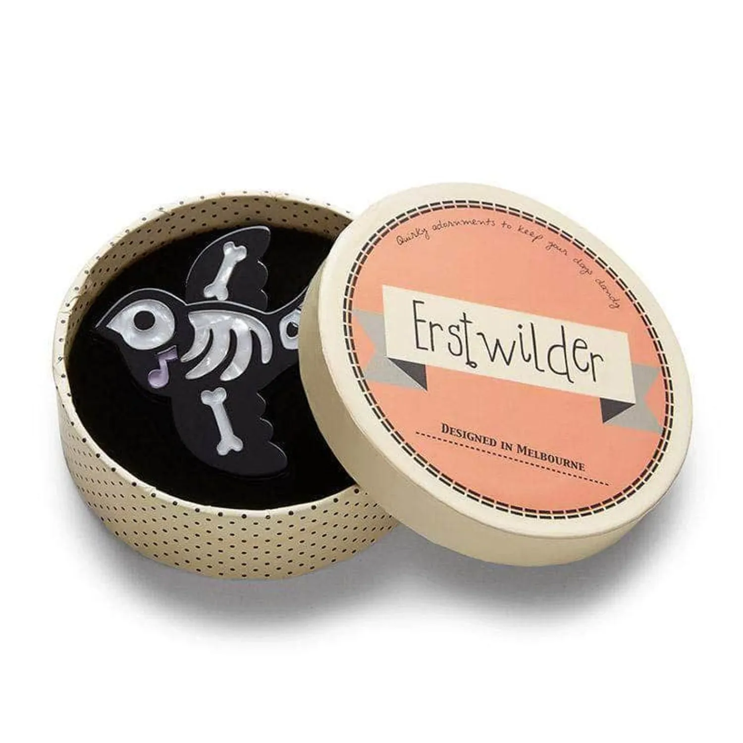 Birdie Boo Brooch^Erstwilder New