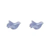 Bird Ripple Resin Stud Earrings - Blue^Erstwilder Clearance