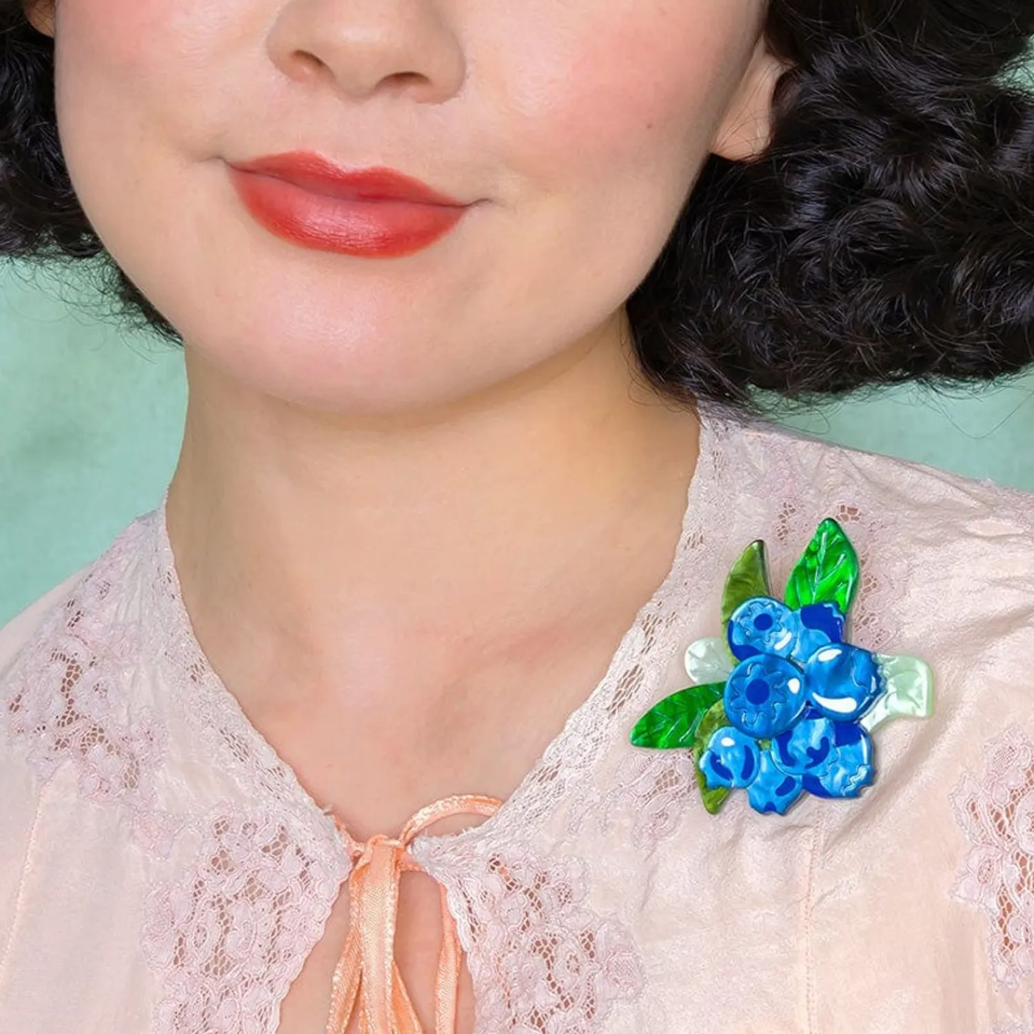 Blueberry Hill Brooch^Erstwilder