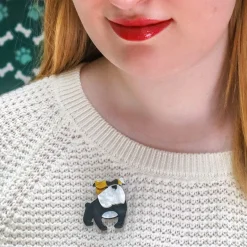 Boof Bulldog Mini Brooch^Erstwilder Hot