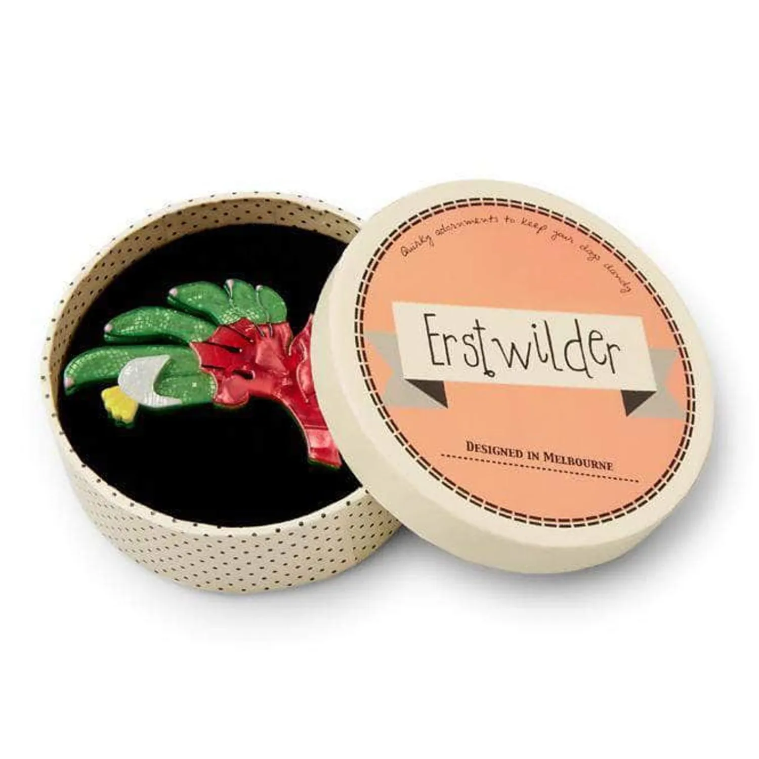 Bouncing Botannical Flower Brooch^Erstwilder Clearance