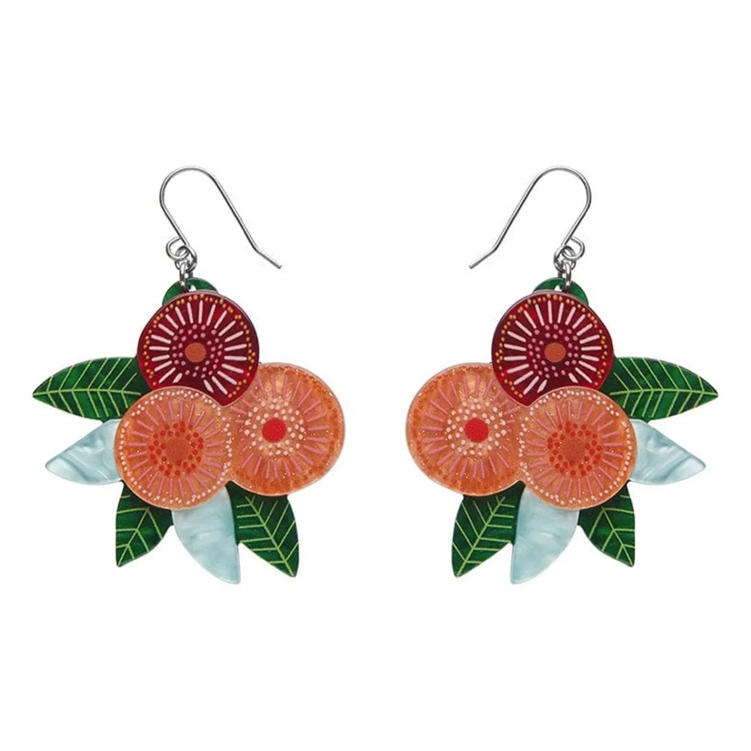 Brilliant Blossoms Flowering Gum Drop Earrings^Erstwilder Online