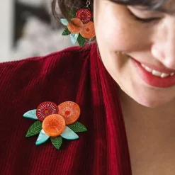 Brilliant Blossoms Flowering Gum Brooch^Erstwilder Online
