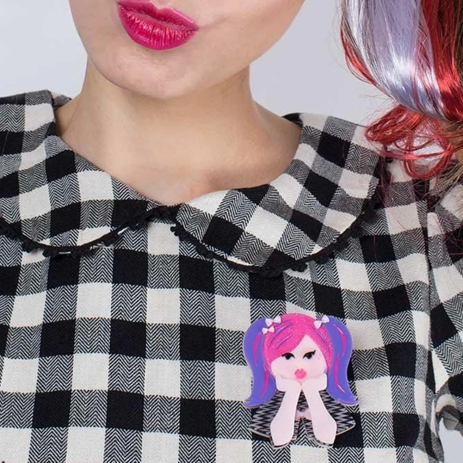 Bubblegum Pop Princess Brooch^Erstwilder Clearance