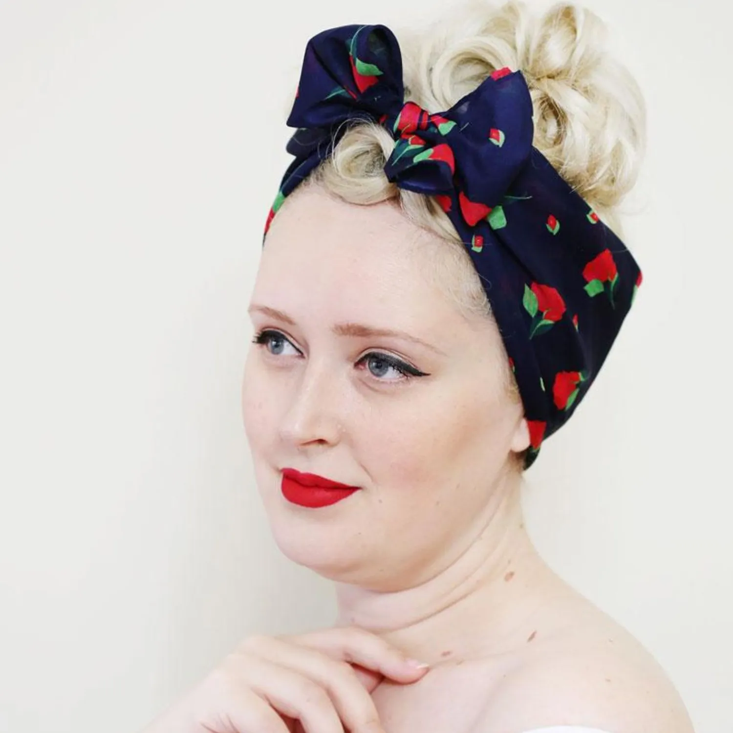Budding Romance Rose Head Scarf^Erstwilder Discount