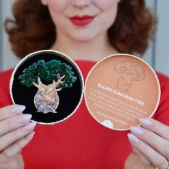 Bulbous Baobab Tree Brooch^Erstwilder Discount