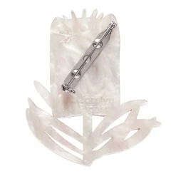 Burgundy Brush Brooch^Erstwilder Discount