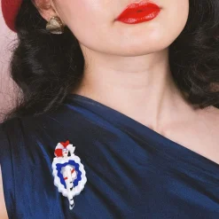 Can-Can Dancer Brooch^Erstwilder Clearance