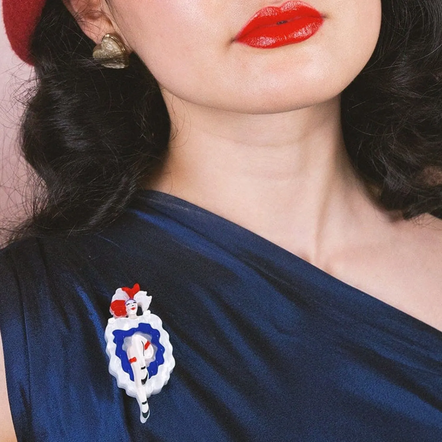 Can-Can Dancer Brooch^Erstwilder Clearance