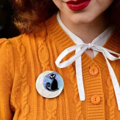 Cara The Halloween Kitty Mini Brooch^Erstwilder Clearance
