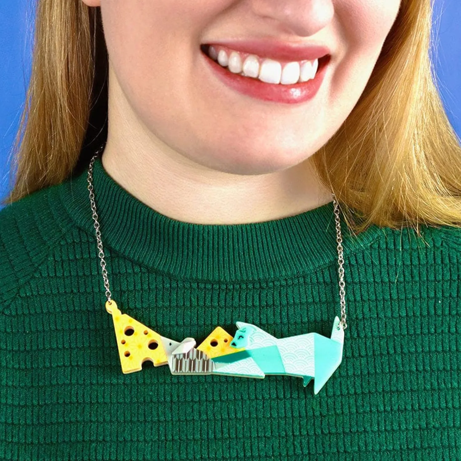 Cat And Mouse Necklace^Erstwilder Clearance