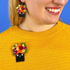 Catmen Miranda Brooch^Erstwilder Best