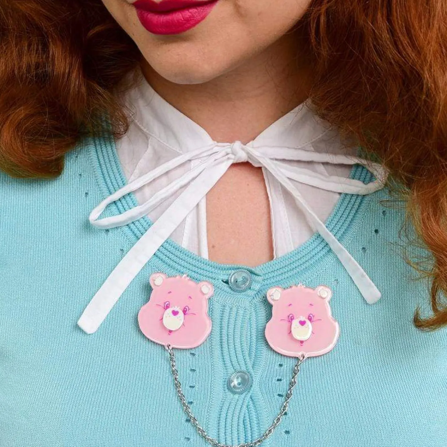 Cheer Bear Smiles Cardigan Clips^Erstwilder Discount