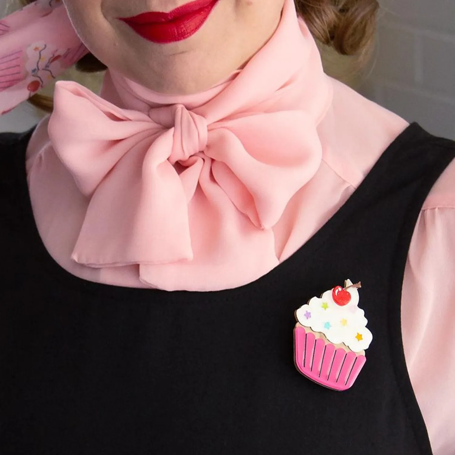 Cherry On Top Brooch^Erstwilder Clearance