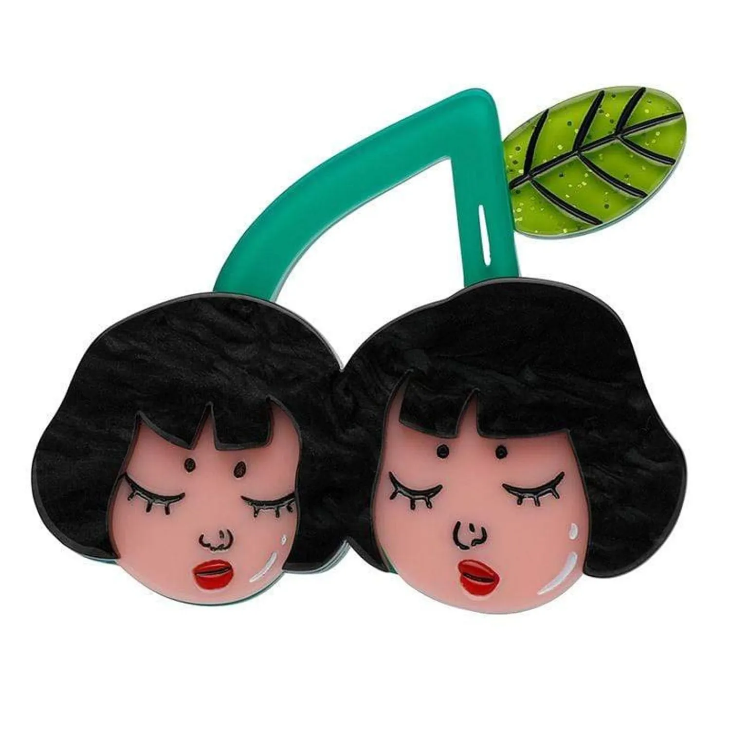 Cherry Twins Brooch^Erstwilder Outlet
