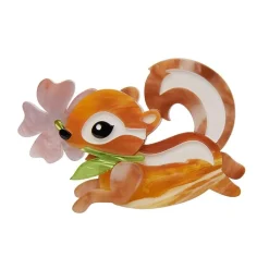 Chocolate The Chipmunk Brooch^Erstwilder Clearance
