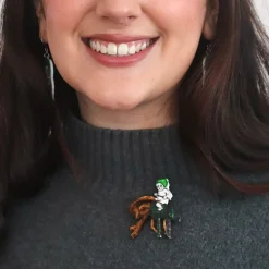 Christmas Beetle Brooch^Erstwilder Sale